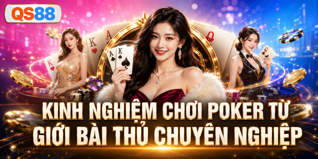 Kinh nghiệm chơi Poker từ giới bài thủ chuyên nghiệp